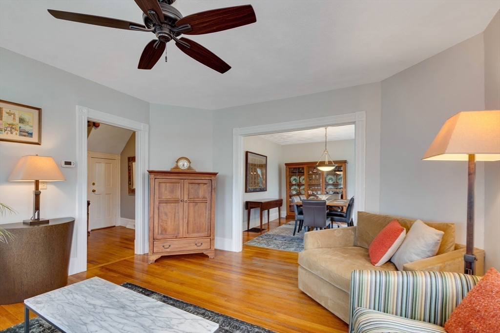 2 Deane Avenue Winthrop, MA 02152 - Photo 9 of 42 a living room with furniture and a wooden floor