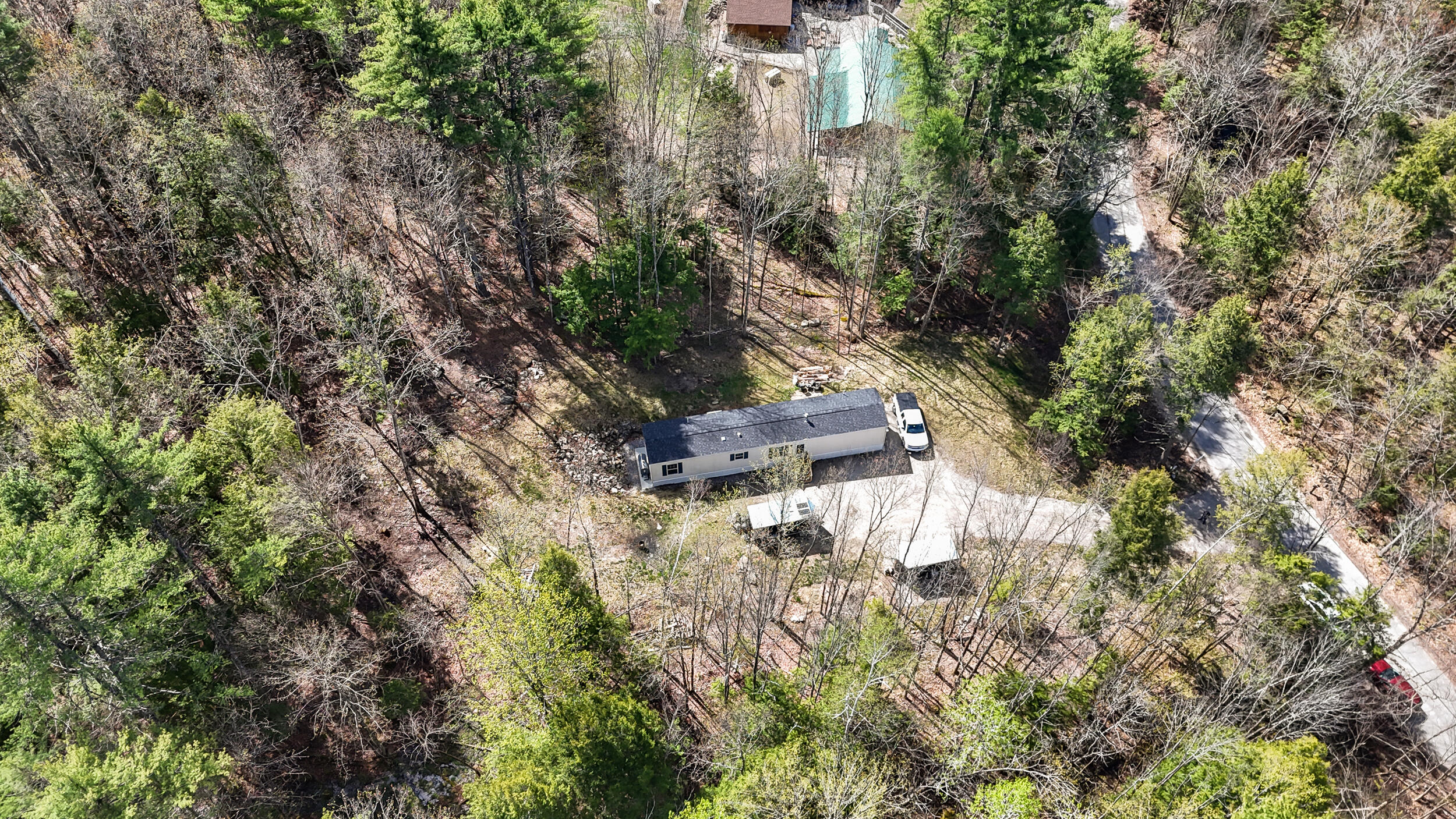 210 Joe Berry Road Cornish, ME 04020 - Photo 17 of 26 Aerial Shot of lot