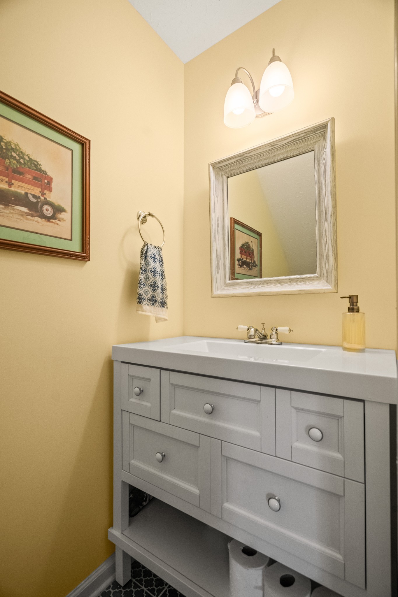 116 Old Parkers Chapel Road Portland, TN 37148 - Photo 26 of 64 a bathroom with a sink and a mirror