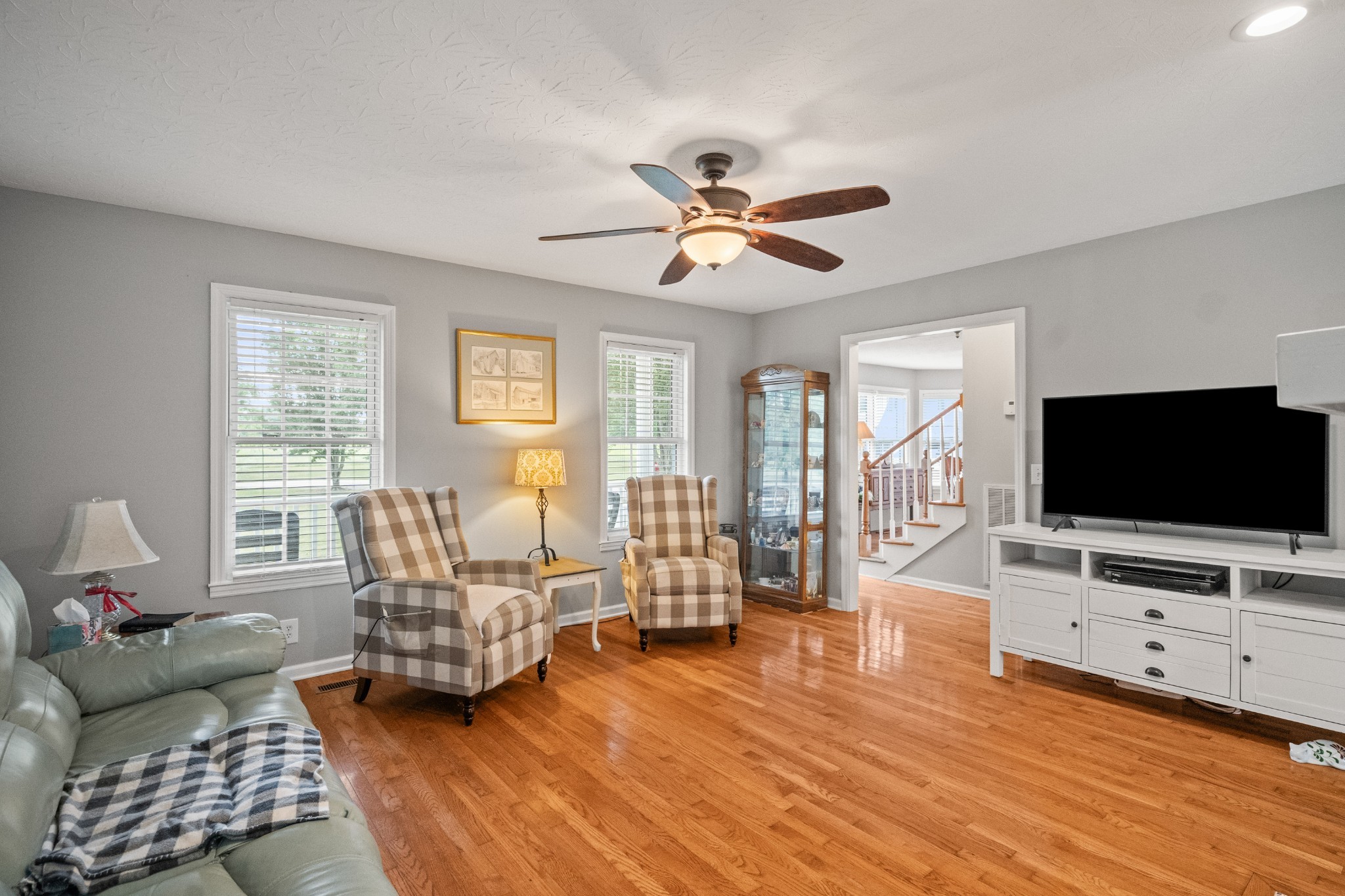 116 Old Parkers Chapel Road Portland, TN 37148 - Photo 36 of 64 a living room with furniture and a flat screen tv