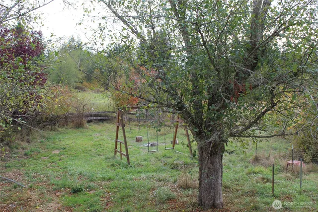 a view of a lake with a mountain