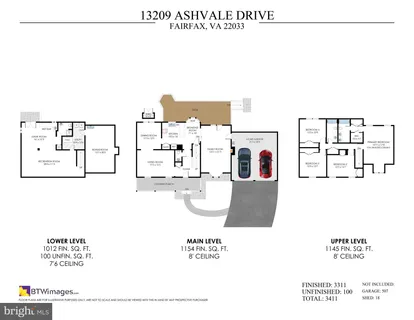 $965,000 | 13209 Ashvale Drive, Fairfax, VA 22033