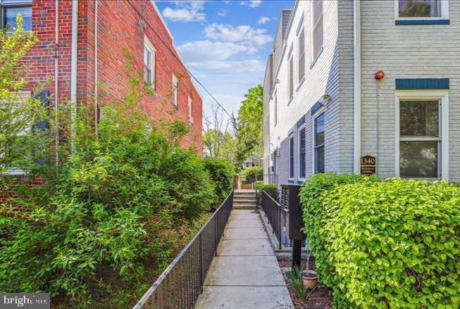 1340 Nicholson Street Northwest, Unit 2 Washington, DC 20011 - Photo 31 of 31 a view of a pathway with house on both side