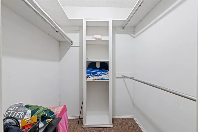 a view of an entryway with furniture