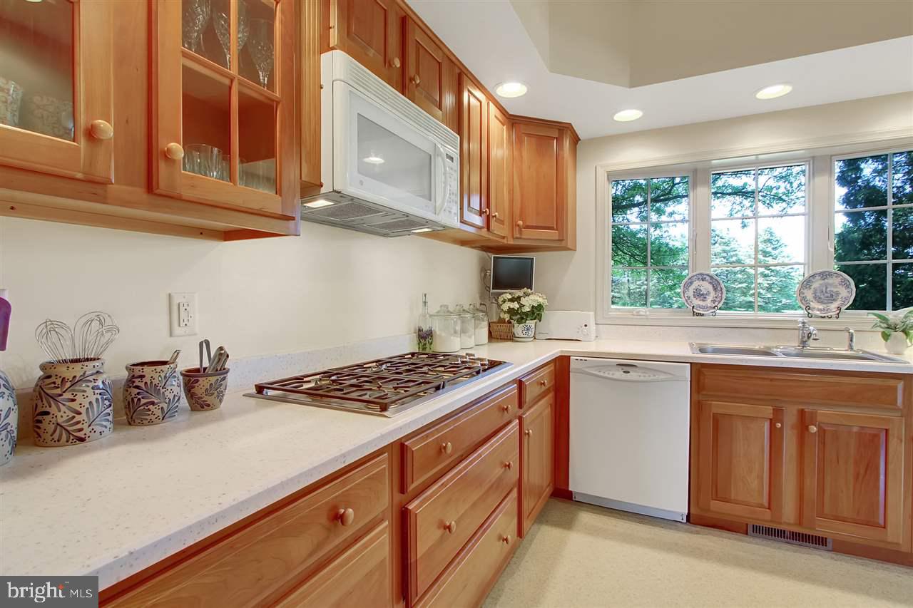 305 Crooked Creek Road Gettysburg, PA 17325 - Photo 8 of 36 a kitchen with stainless steel appliances granite countertop a stove a sink and a microwave