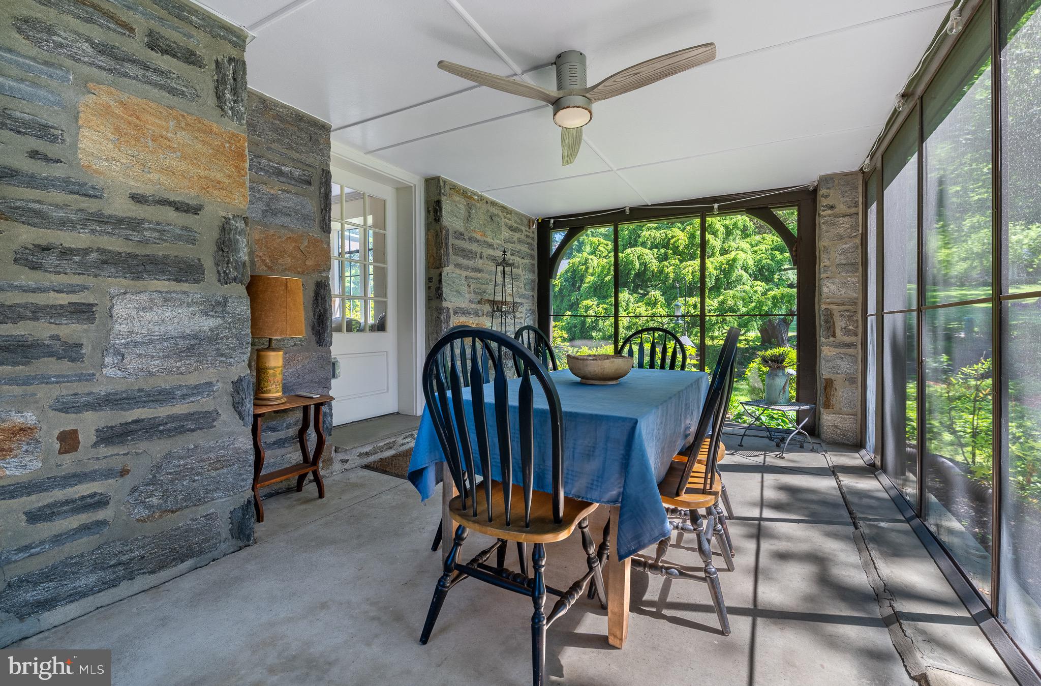 105 Stratford Road Wallingford, PA 19086 - Photo 20 of 40 Screened Porch off Living Room