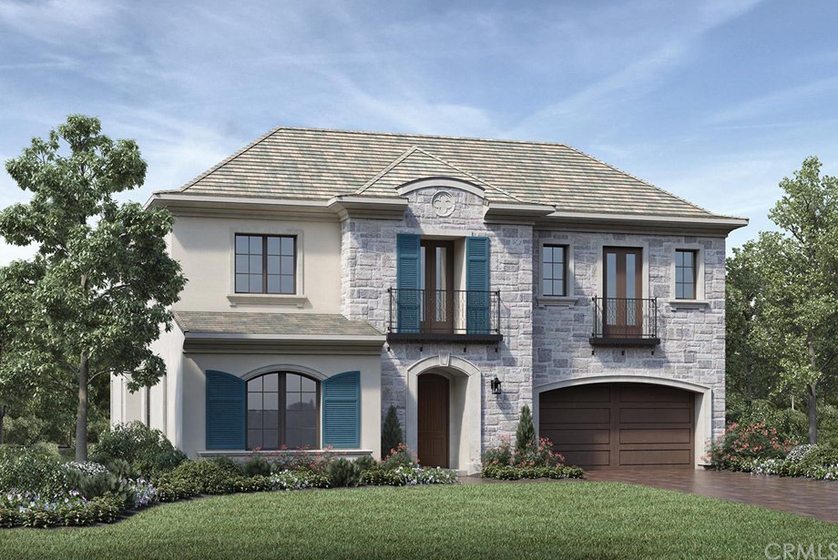Front Elevation: Artemis Chateau. Photo of artist rendering not actual home for sale. Home is still under Construction.