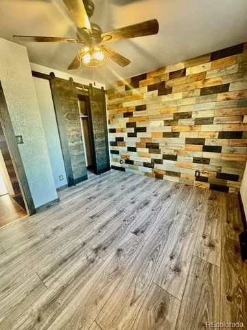 a view of a walk in closet