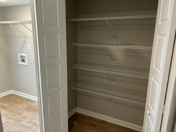 a view of walk in closet