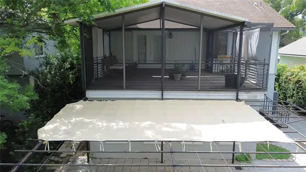 a view of small pool