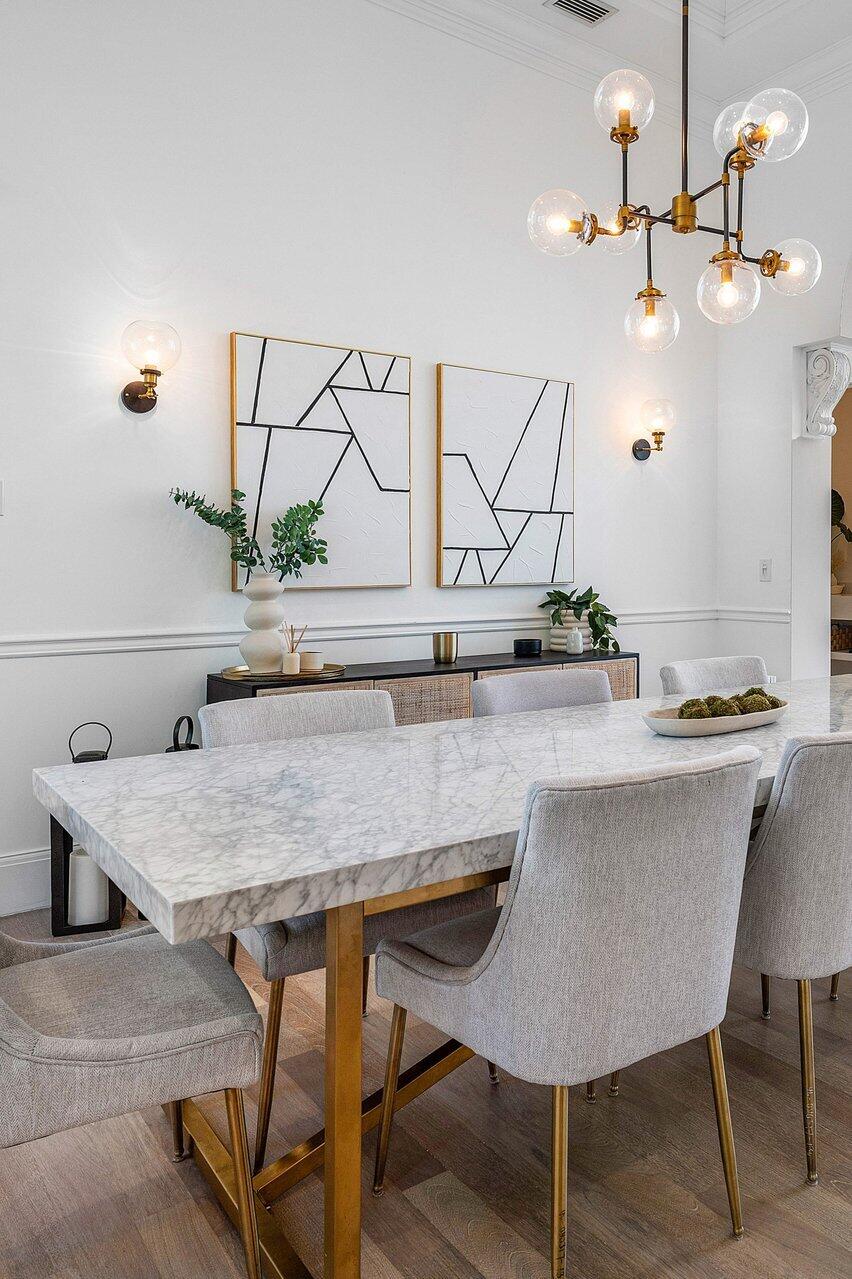 6080 Old Ocean Boulevard Ocean Ridge, FL 33435 - Photo 19 of 50 Dining Room Detail