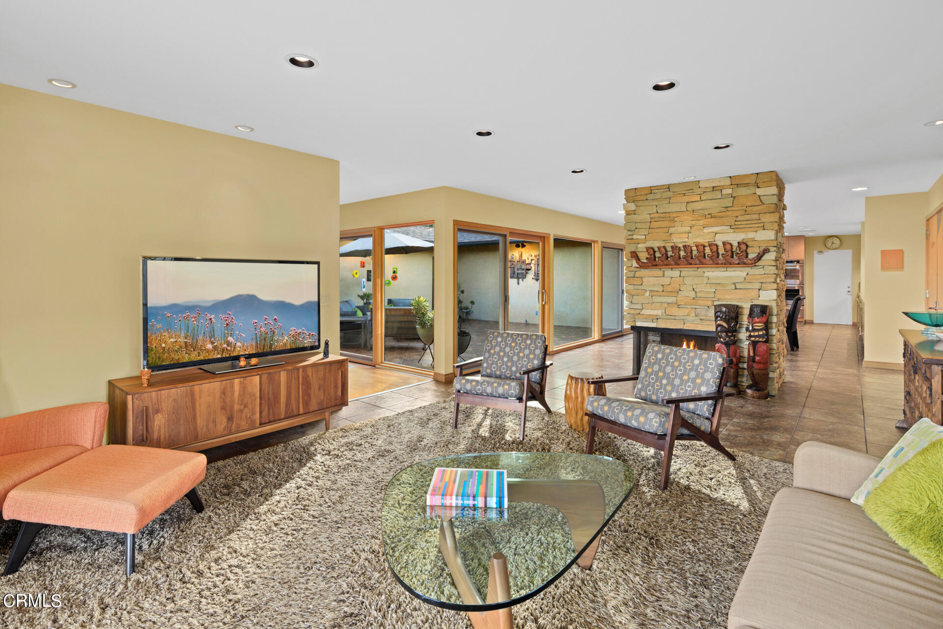 1470 Pegfair Estates Drive Pasadena, CA 91103 - Photo 20 of 48 a living room with furniture and a floor to ceiling window
