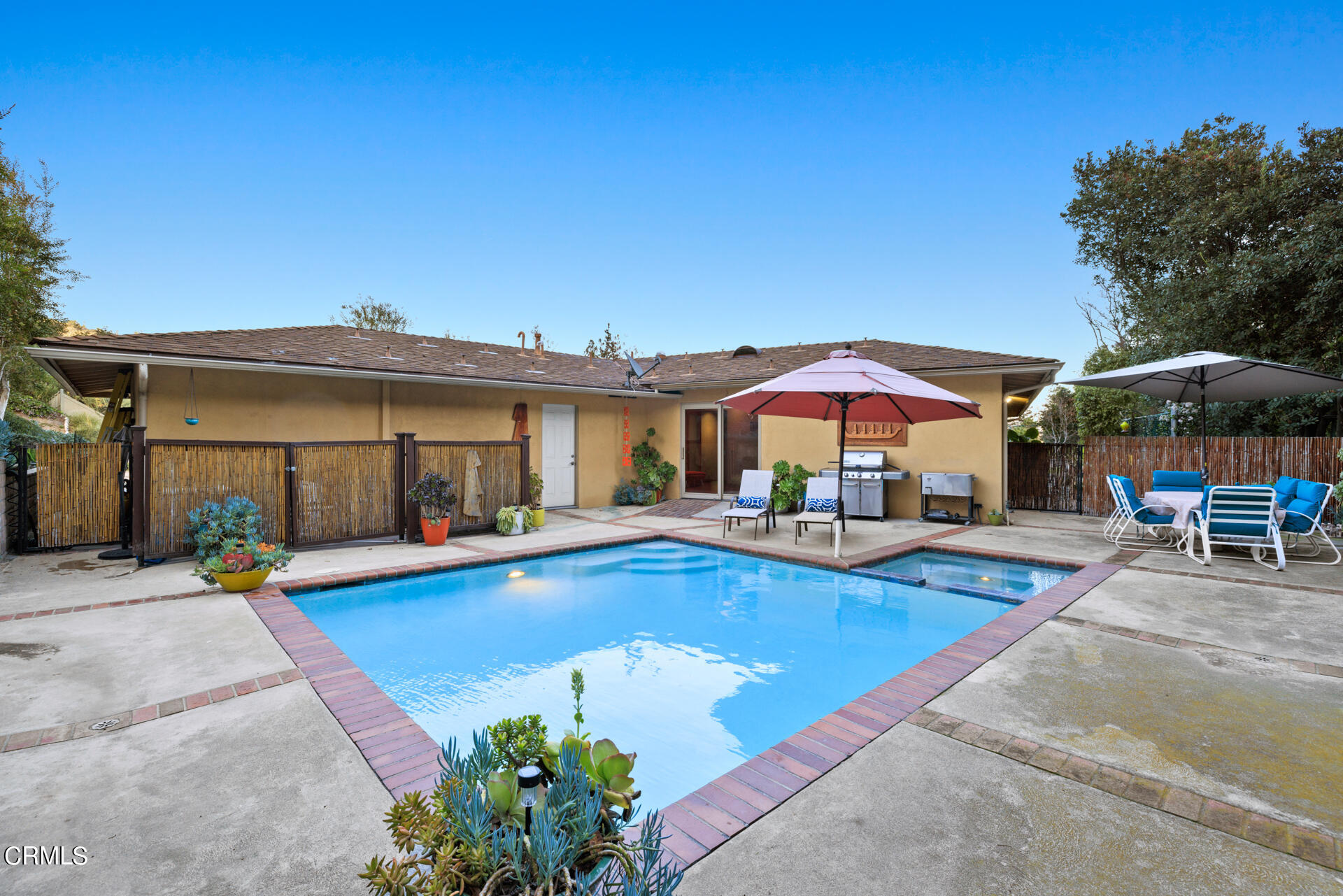 1470 Pegfair Estates Drive Pasadena, CA 91103 - Photo 45 of 48 a view of a house with swimming pool and sitting area