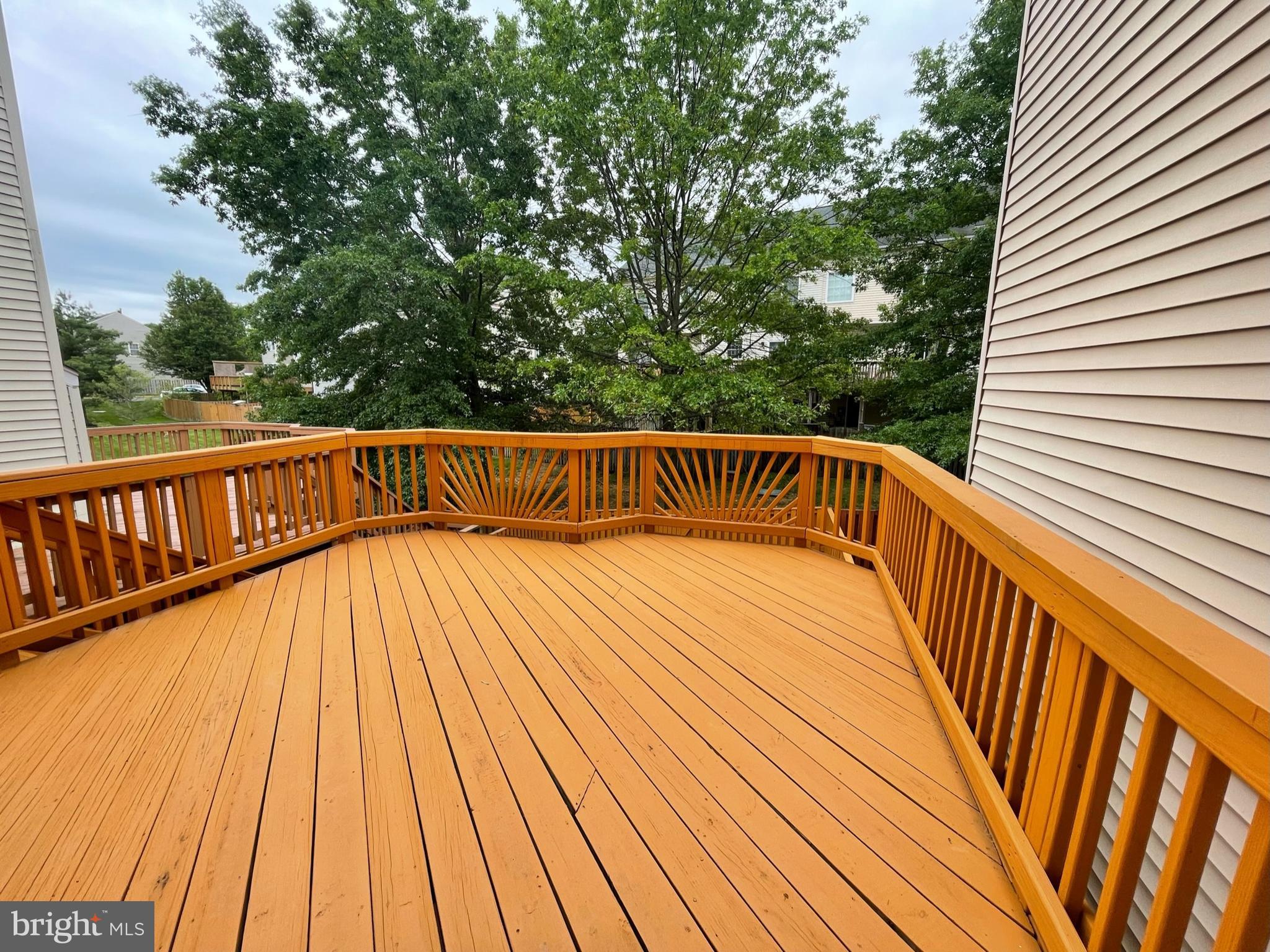9058 Two Bays Road Lorton, VA 22079 - Photo 17 of 32 Deck of main level with stairs