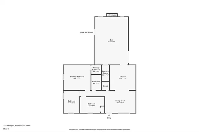 $1,700 | 117 Mandy Drive, Avondale, LA 70094