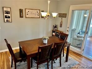 1568 North Luther Road Georgetown, IN 47122 - Photo 7 of 26 Dining Room leading to Sunroom