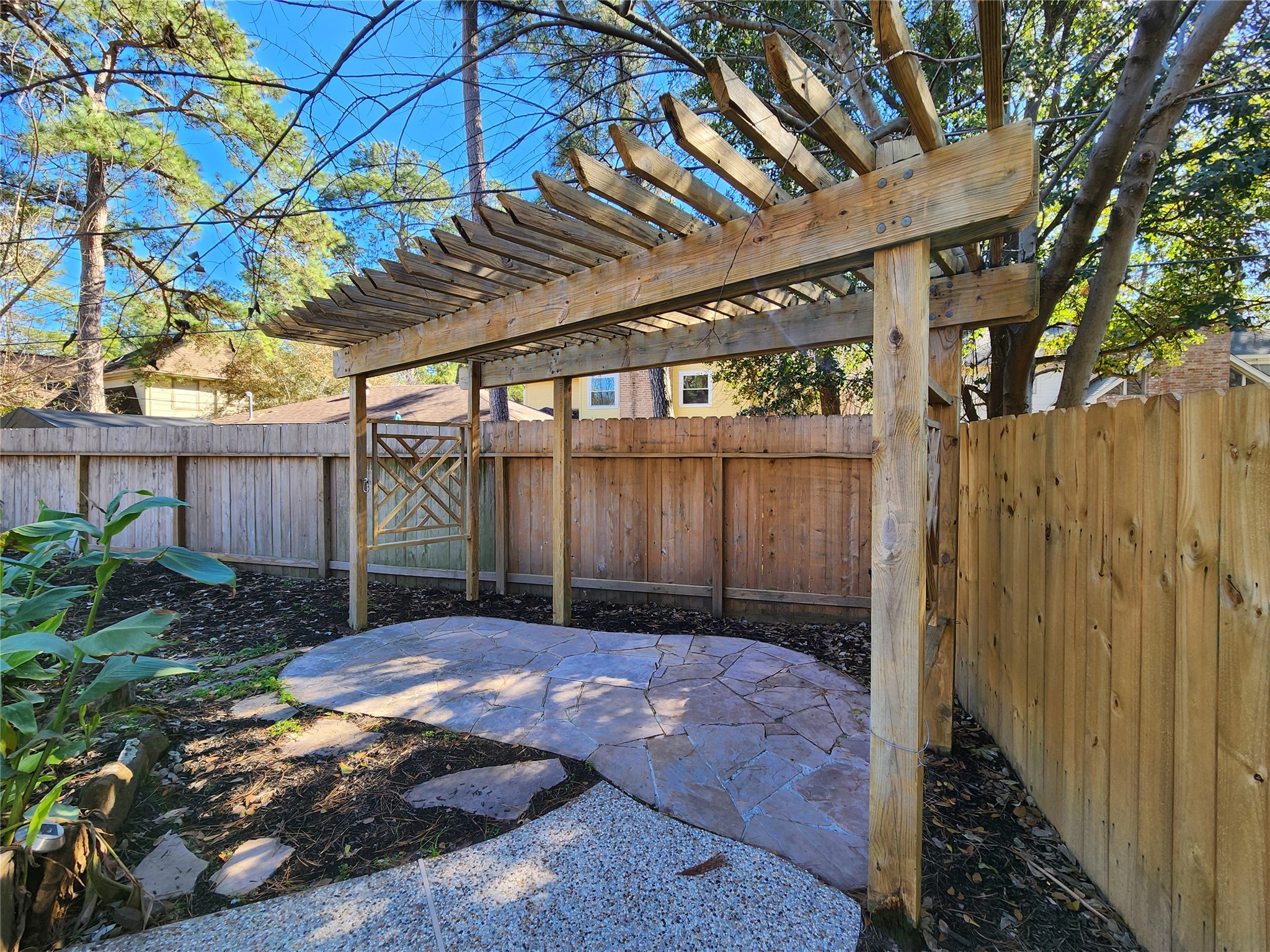 5411 Cobble Lane Spring, TX 77379 - Photo 7 of 31 a view of a backyard
