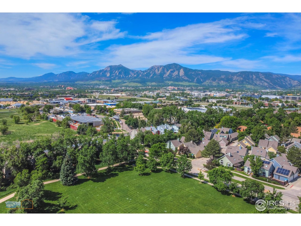 3076 Fulton Circle Boulder, CO 80301 - Photo 24 of 29 a view of a city with mountains in the background