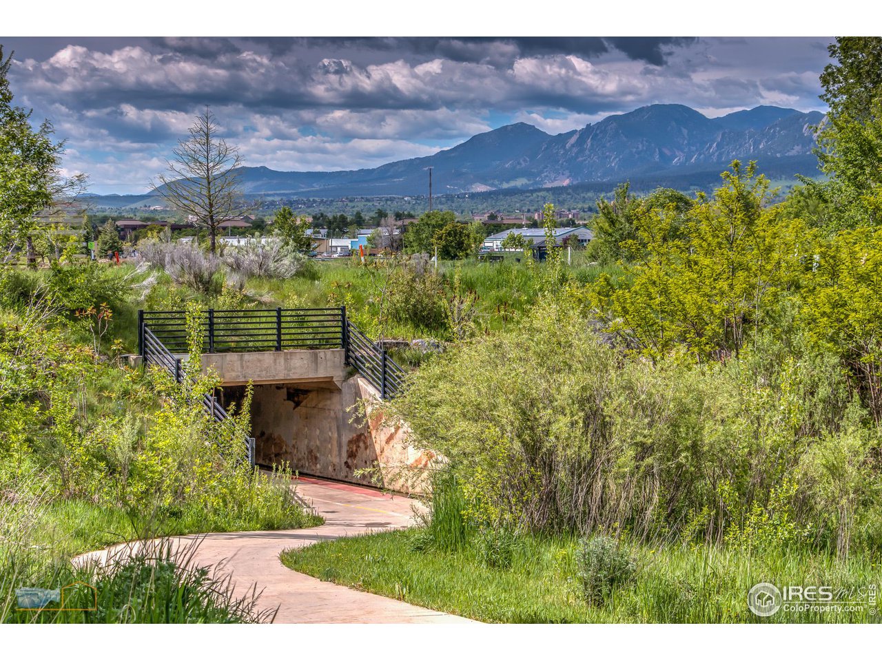 3076 Fulton Circle Boulder, CO 80301 - Photo 25 of 29 a view of a pathway with a garden in the back