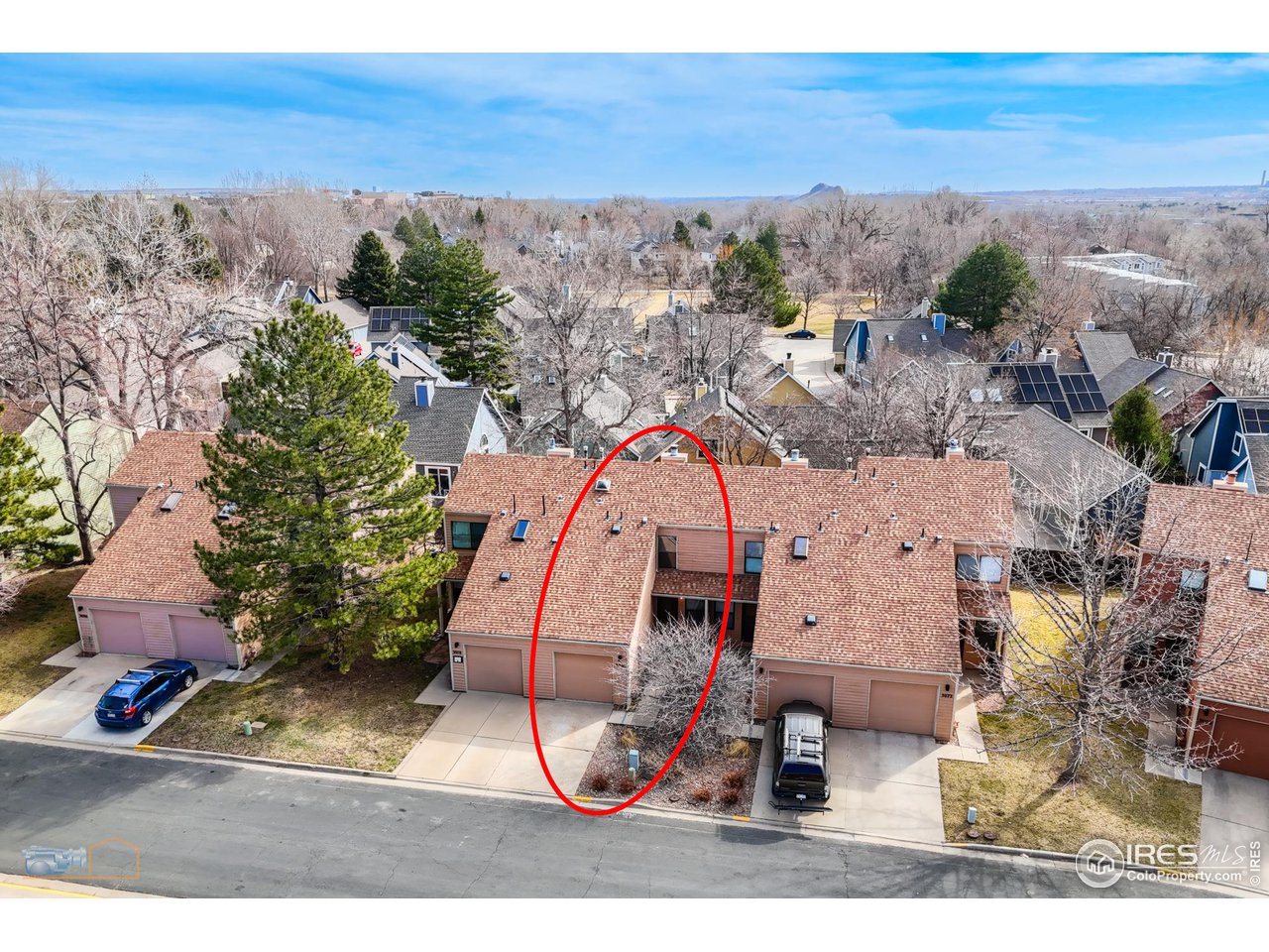 3076 Fulton Circle Boulder, CO 80301 - Photo 3 of 29 an aerial view of a house with a ocean view