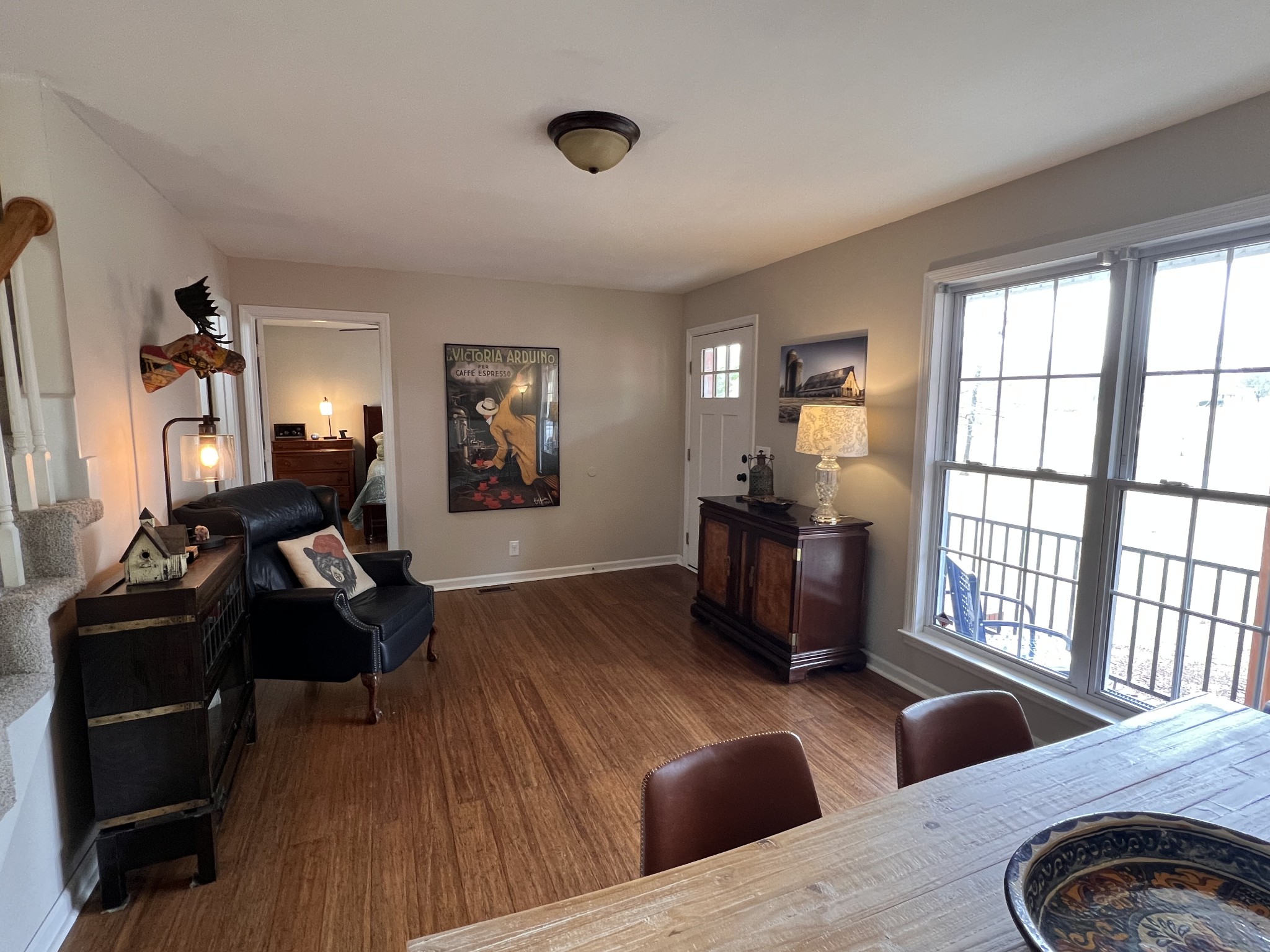 2001 Cherokee Trail Springfield, TN 37172 - Photo 8 of 22 a living room with furniture and a wooden floor