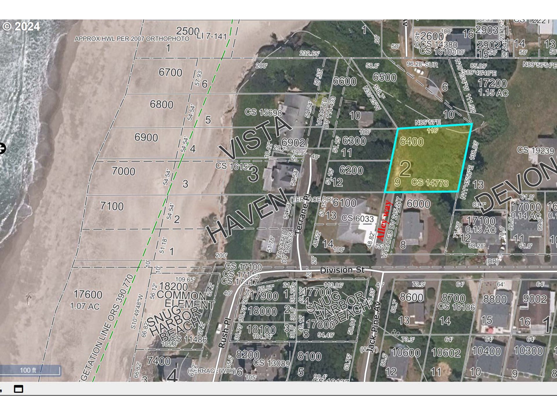 a aerial view of residential houses with outdoor space