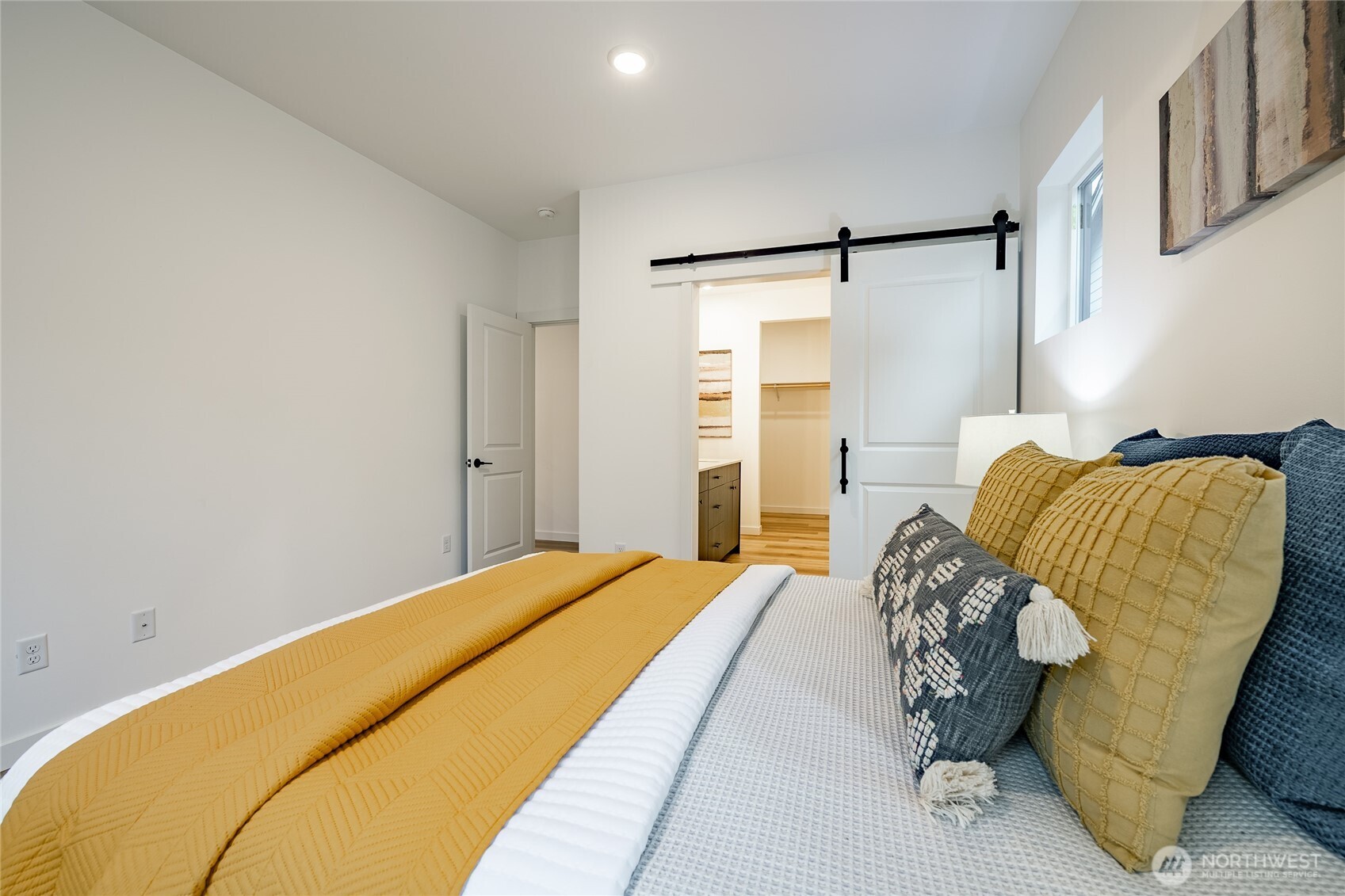 2992 Cedar View Road Blaine, WA 98230 - Photo 19 of 39 a bedroom with a bed and a closet