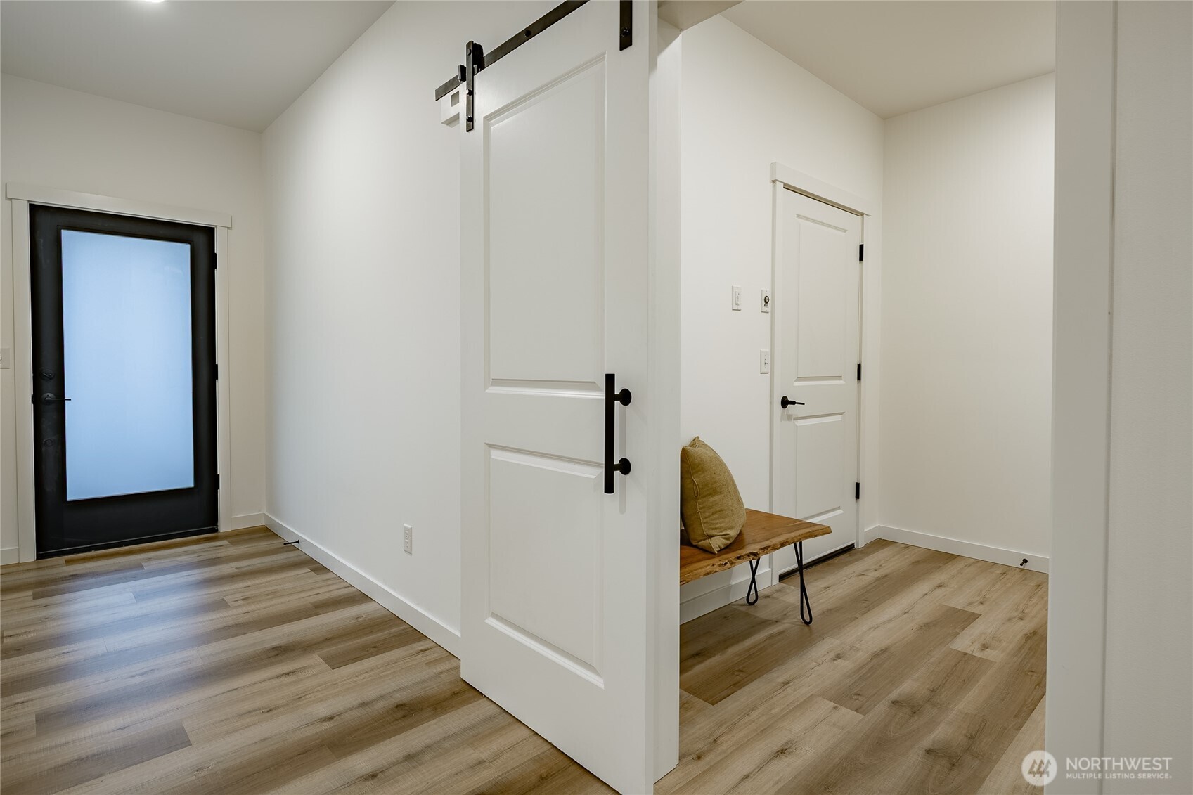 2992 Cedar View Road Blaine, WA 98230 - Photo 4 of 39 a view of a livingroom with wooden floor and a staircase