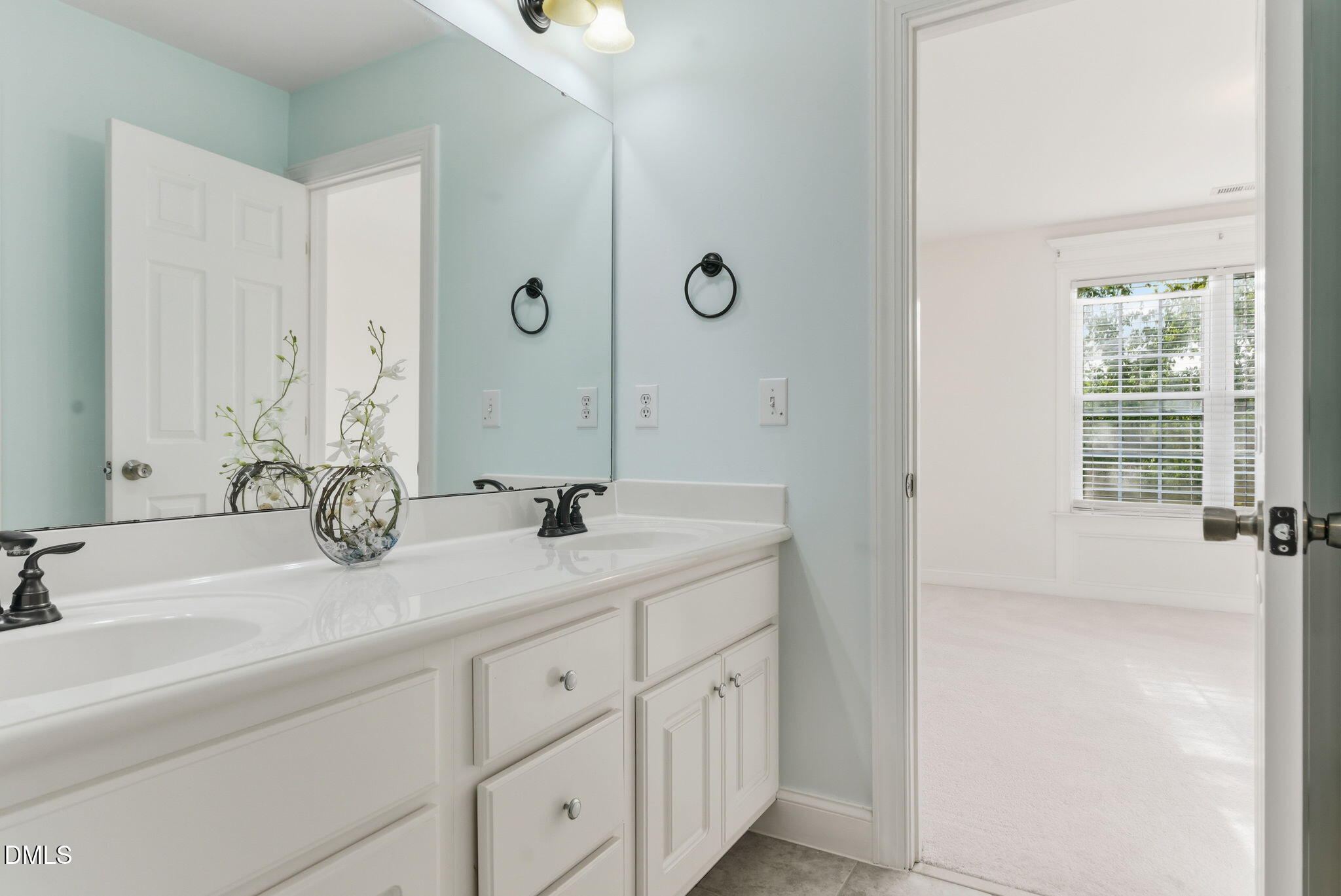 19 Silverside Drive Angier, NC 27501 - Photo 51 of 73 a bathroom with a sink and a mirror