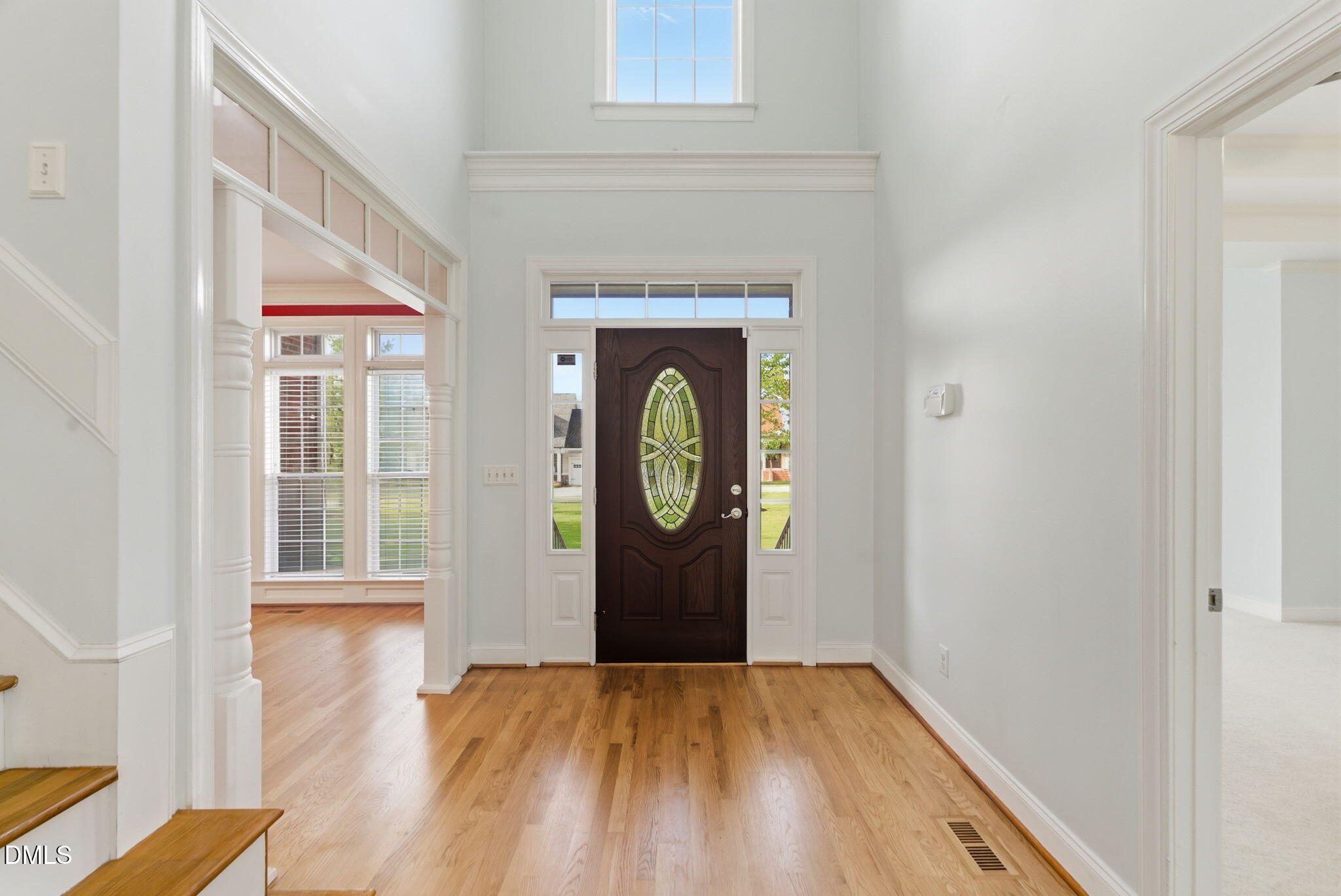 19 Silverside Drive Angier, NC 27501 - Photo 8 of 73 a view of an entryway with wooden floor