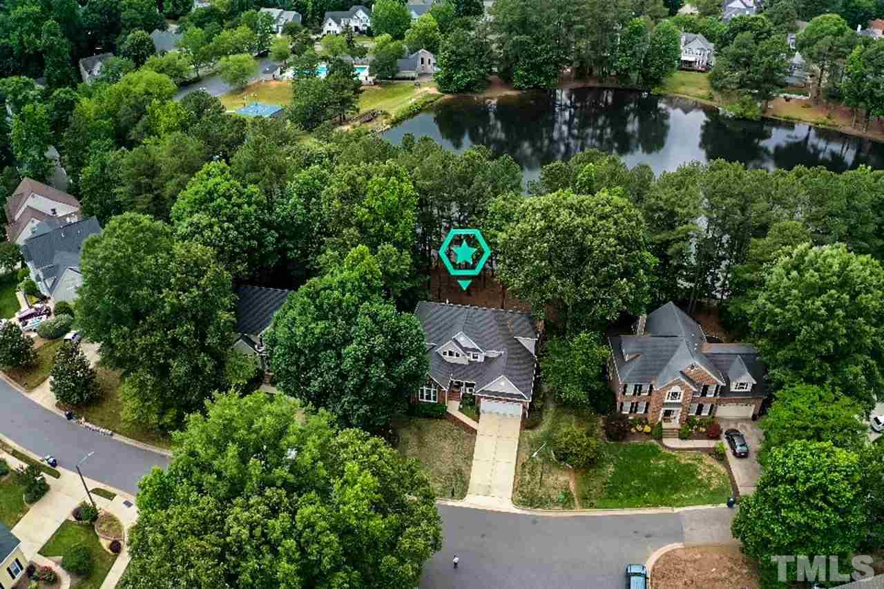 8601 Wheeling Drive Raleigh, NC 27615 - Photo 3 of 25 an aerial view of a house