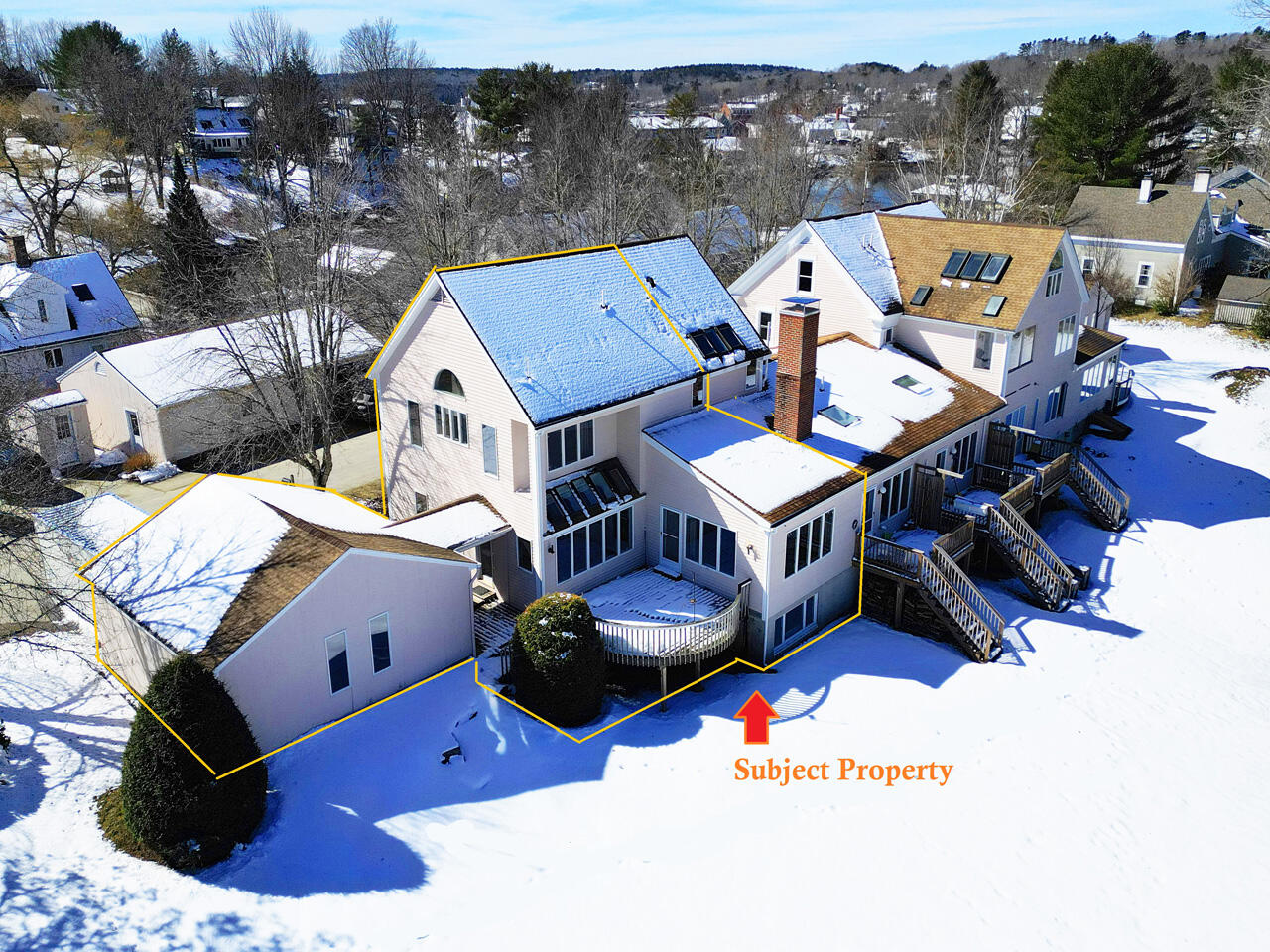 34 Lewis Point Road, Unit 5 Newcastle, ME 04553 - Photo 3 of 55 3-Aerial-1-Outlined-1280