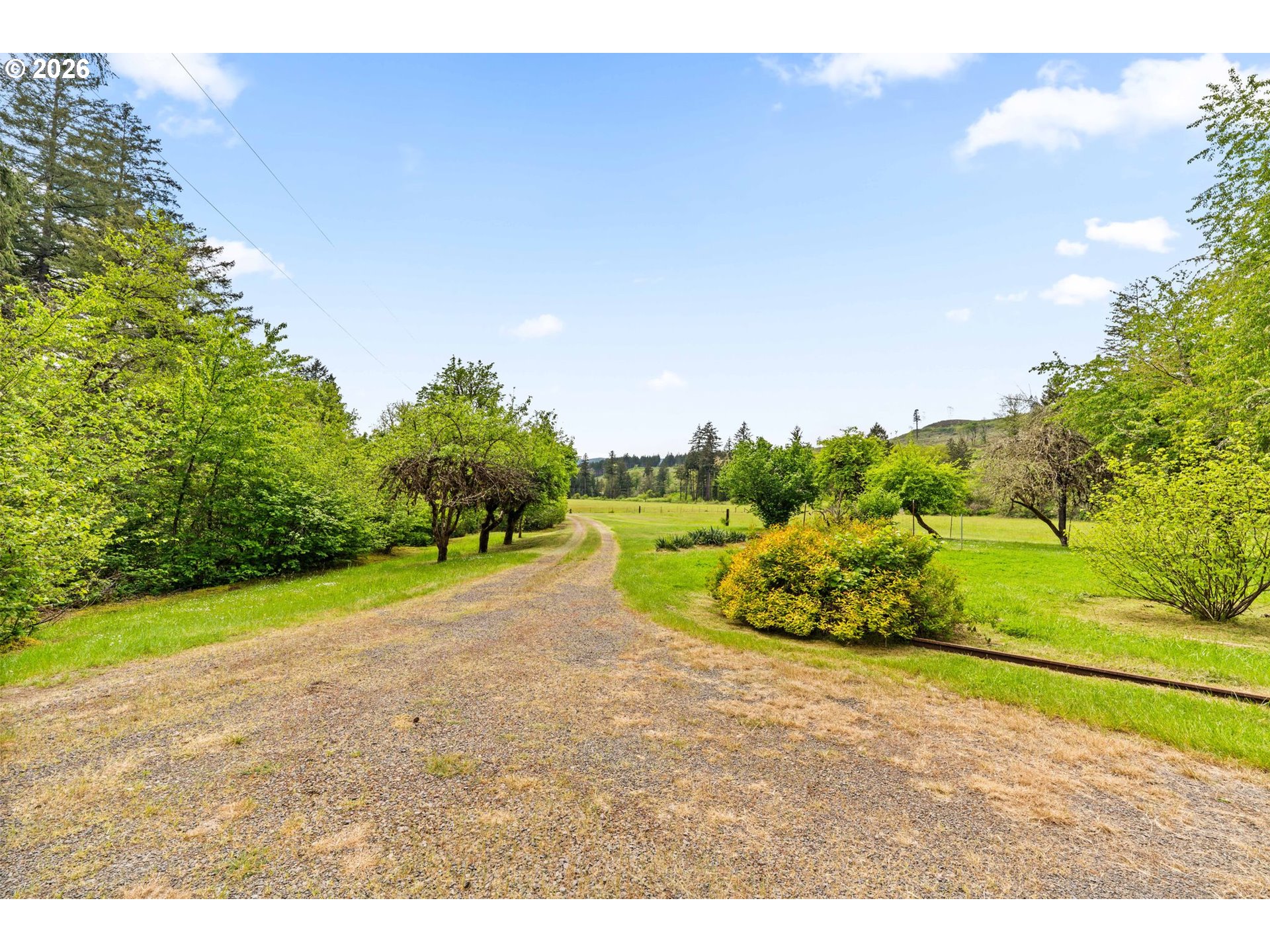 93933 Marcola Road Marcola, OR 97454 - Photo 29 of 35 a view of a road with a yard