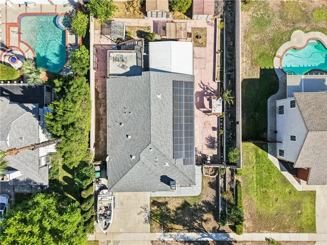 a view of a house with a patio