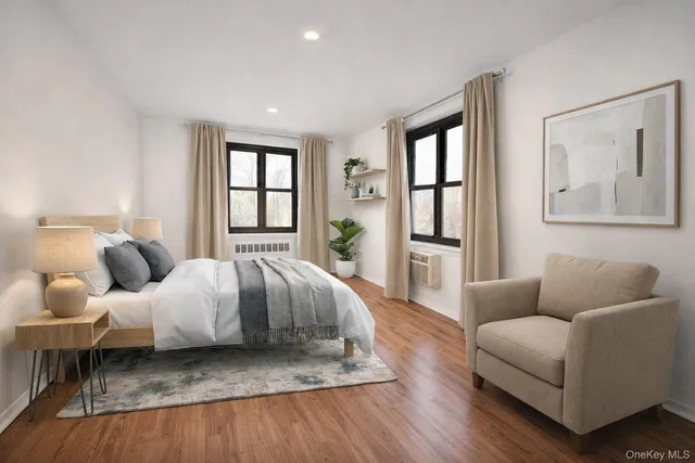 a view of a city from kitchen