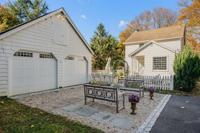 a view of outdoor space with seating area