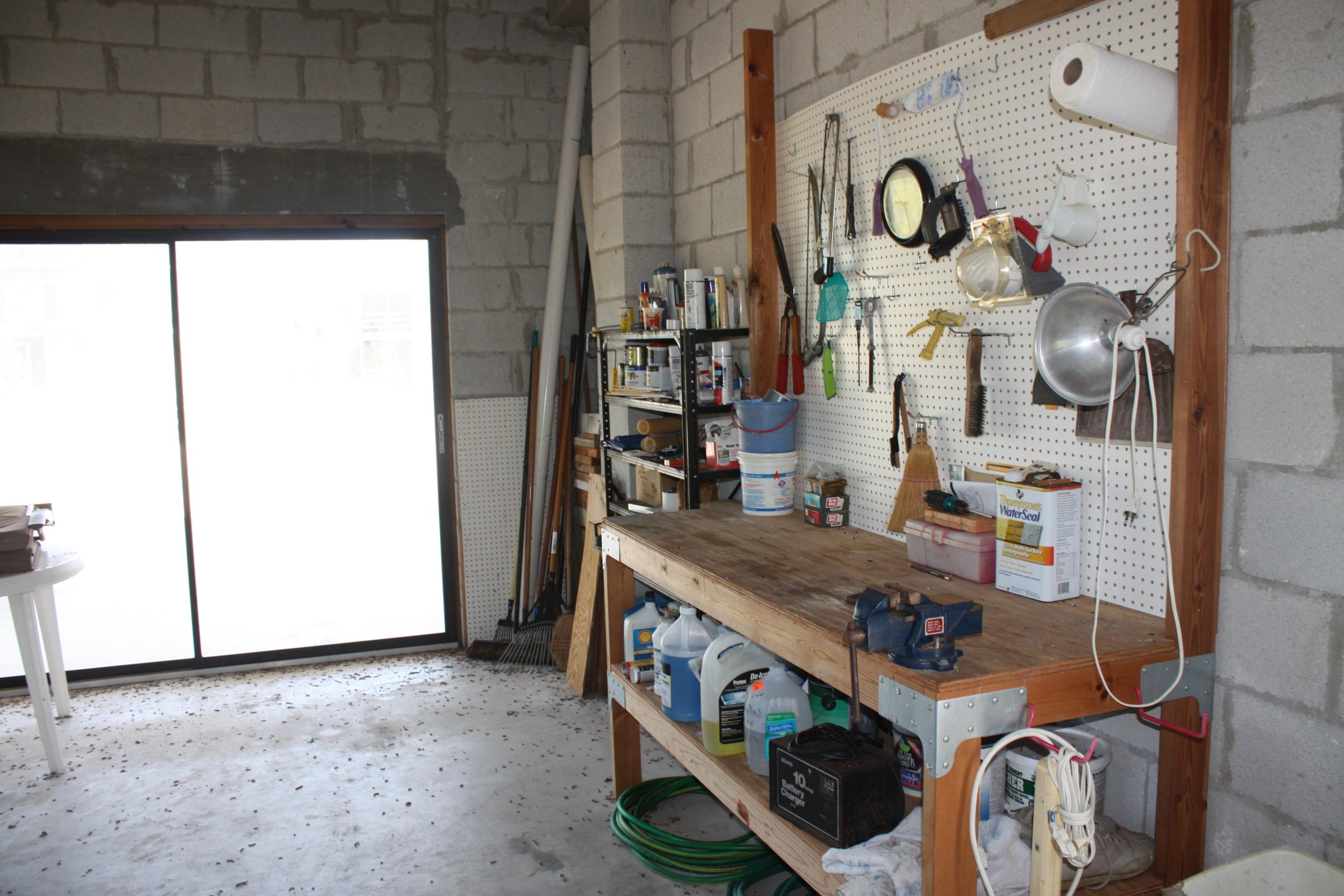 210 Johnny Road Tavernier, FL 33070 - Photo 28 of 35 Downstairs Storage/Workshop