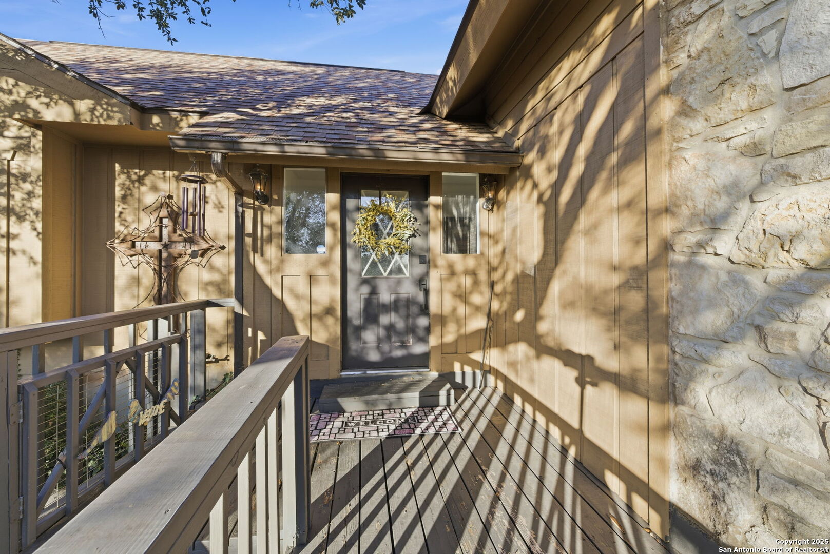1072 Summit Canyon Lake, TX 78133 - Photo 17 of 50 a view of balcony with wooden floor