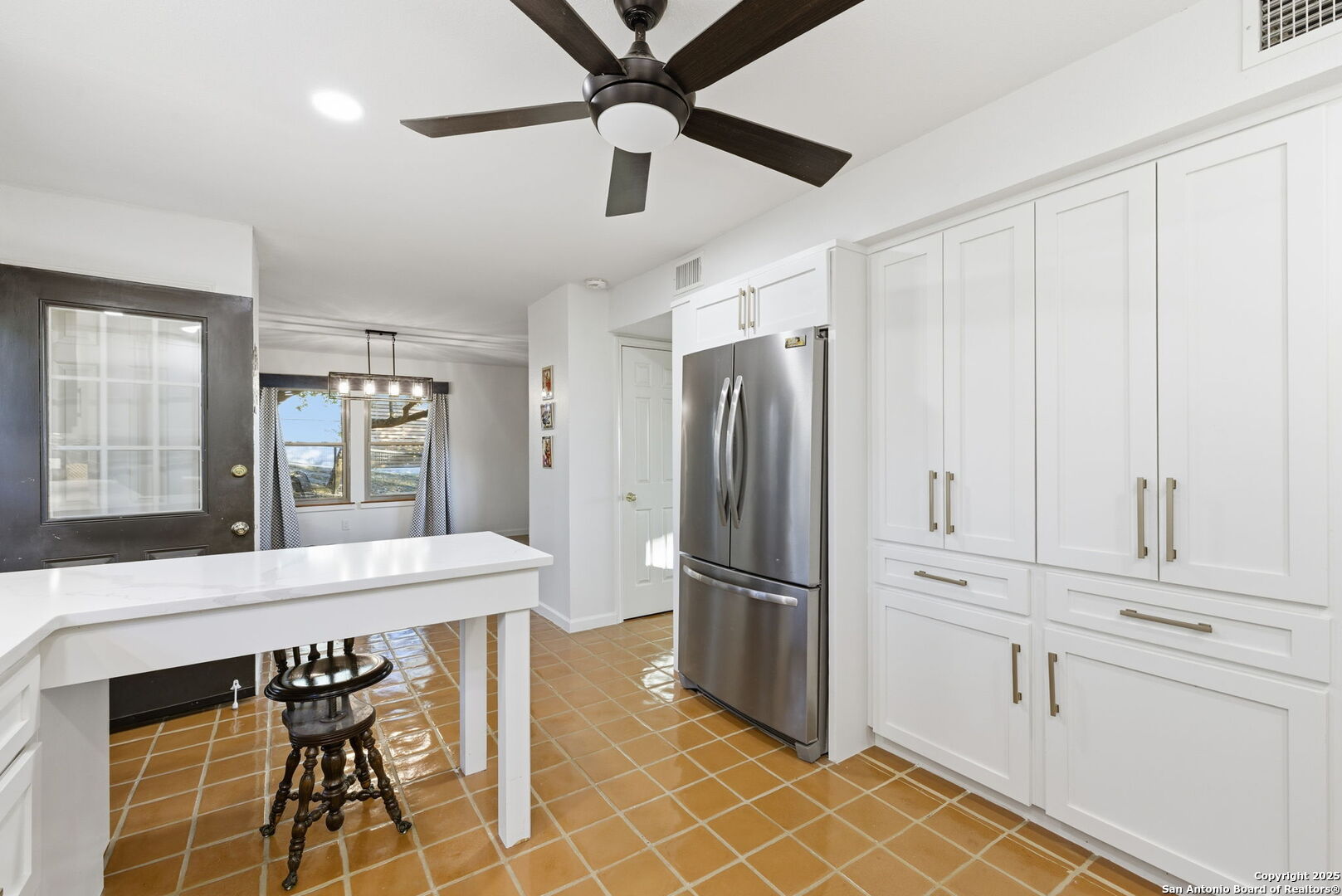 1072 Summit Canyon Lake, TX 78133 - Photo 33 of 50 a kitchen with stainless steel appliances a refrigerator and a stove