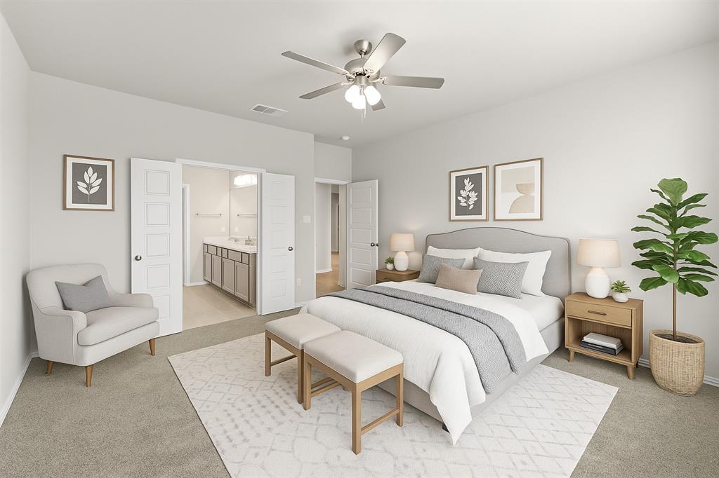 8716 Lone Star Lane Pilot Point, TX 76258 - Photo 14 of 25 McClellan II_Primary Bedroom