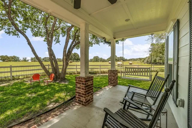 a view of a city from a balcony