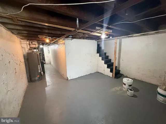 a view of storage and utility room