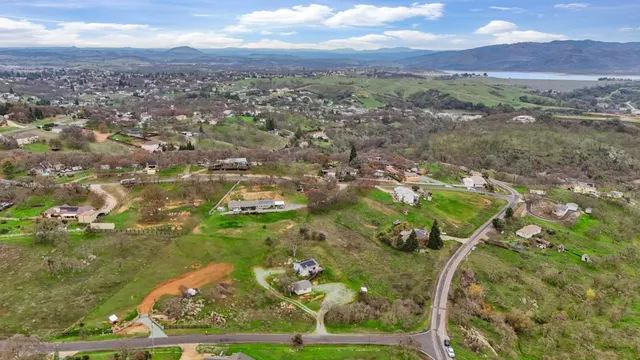 a view of swimming pool from a yard