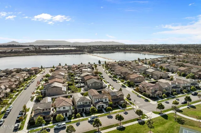 an aerial view of residential building with outdoor space