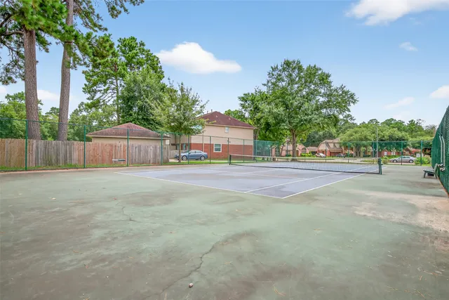 a house view with a outdoor space