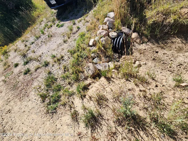 a view of a pathway with a yard