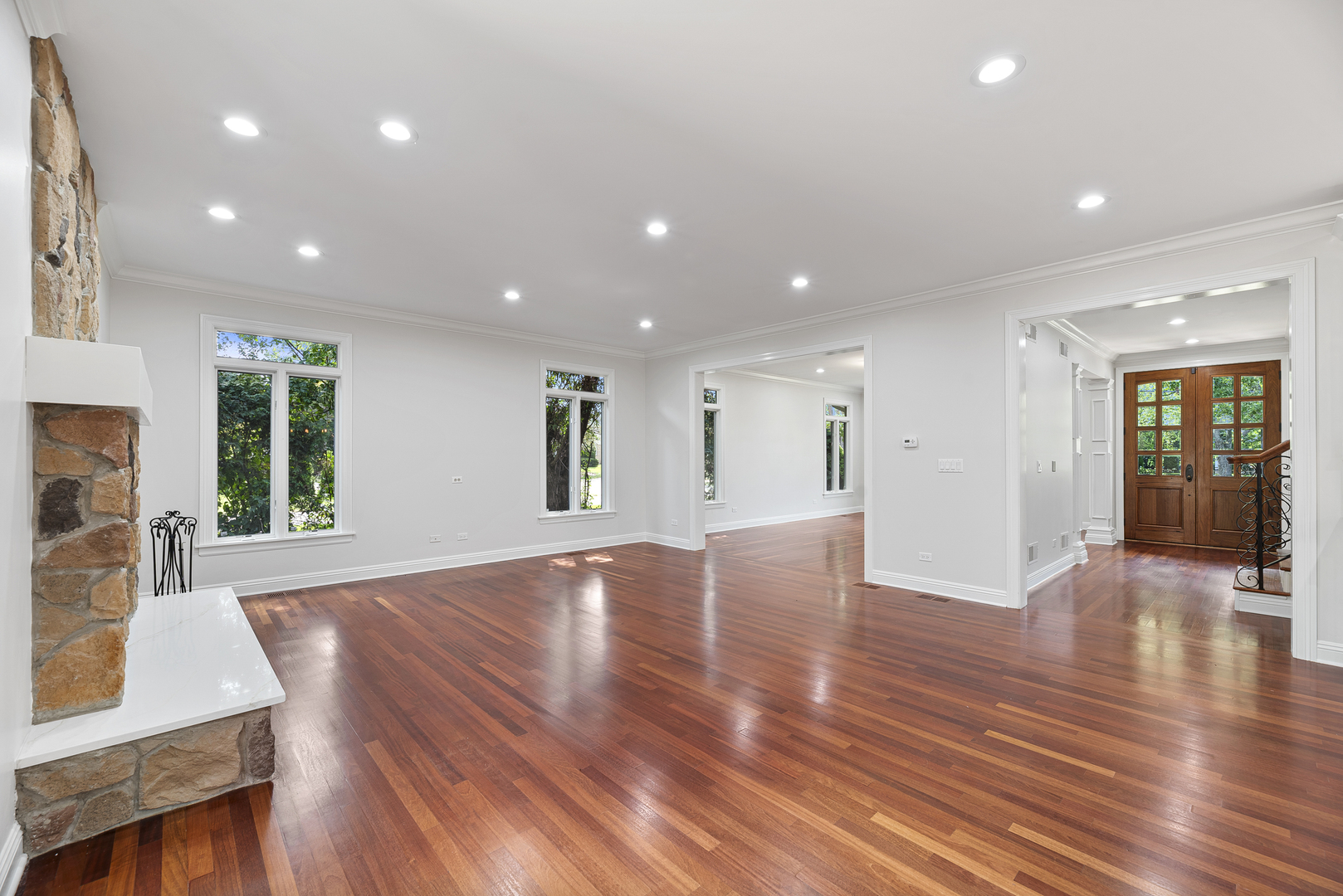 701 Ridge Road Highland Park, IL 60035 - Photo 13 of 60 a view of a big room with wooden floor and windows