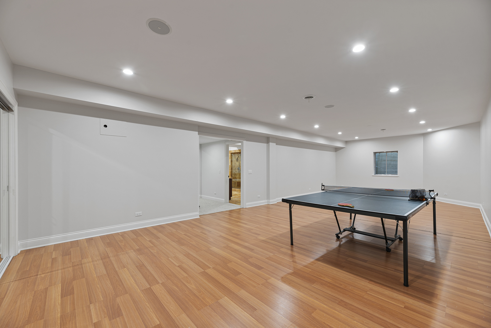 701 Ridge Road Highland Park, IL 60035 - Photo 48 of 60 a room with wooden floor pool table and windows