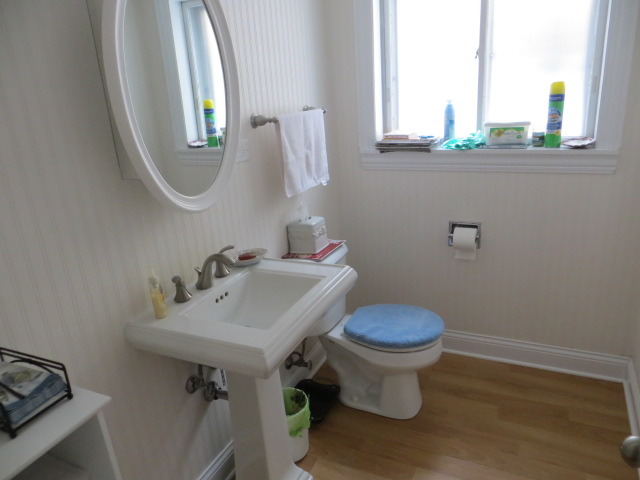 131 East Millers Road Des Plaines, IL 60016 - Photo 10 of 10 a bathroom with a sink toilet and a mirror