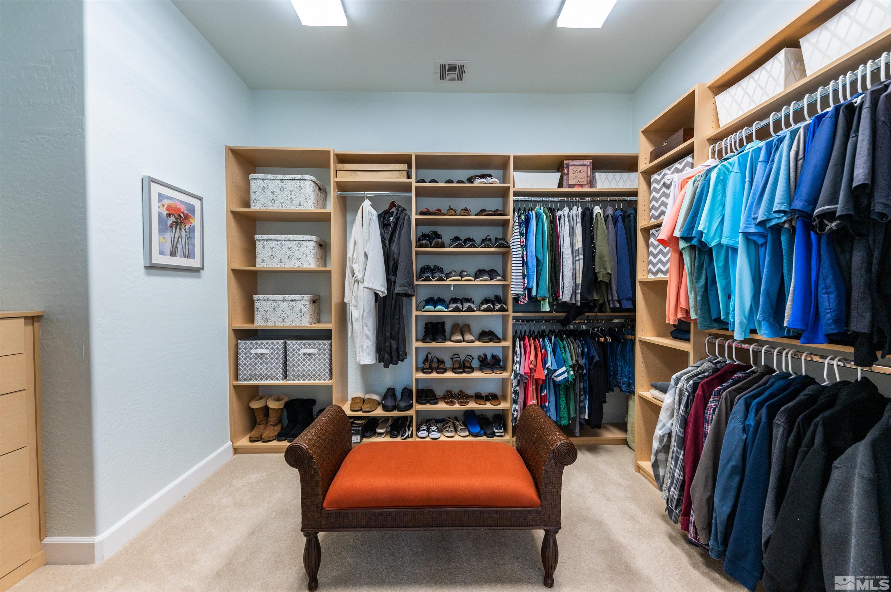 1291 Meridian Ranch Drive Reno, NV 89523 - Photo 22 of 30 a view of walk in closet with clothes and shoes
